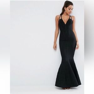ASOS Premium Bandage High Apex Maxi Dress *NWT*